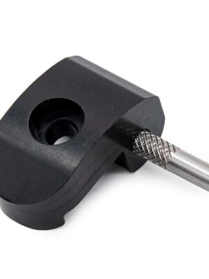 Uña de aluminio negra con pasador 5mm para Xiaomi