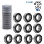 Rodamiento de bolas 6003RS - 10 uds