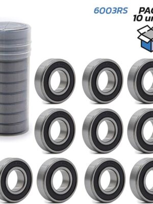Rodamiento de bolas 6003RS - 10 uds