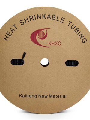 Termorretráctil negro para cable - 5mm x 100M