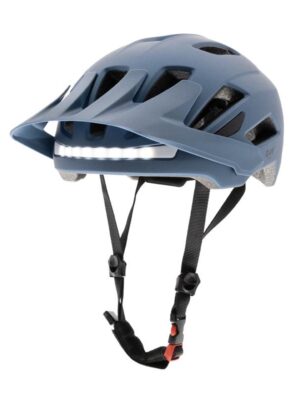 Casco con luz CP04 azul M