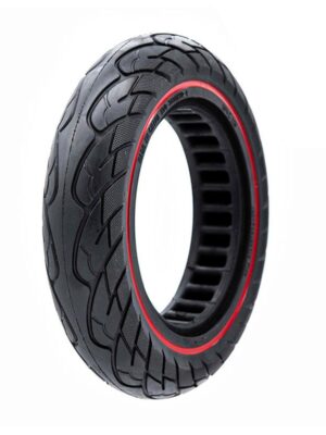 Rueda maciza ultraligera 10x2,125-6,1/B34 - linea roja [Nedong]