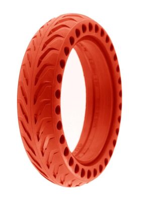 Rueda maciza perforada 8,5x2-6,1/B34 - rojo