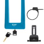Candado en U de llave EWLK023 azul - Imagen 4