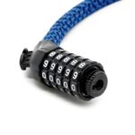 Candado de contraseña EWLK025 funda nylon azul - Imagen 4