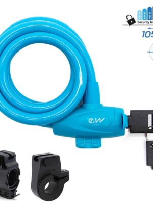 Candado de llave EWLK002 azul