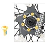 Tornillo amarillo M5x10 para discos de freno - 12 uds