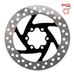 Disco de freno 140mm 6H negro