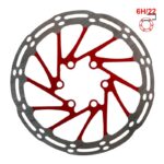 Disco de freno EWD002 140mm 6H rojo