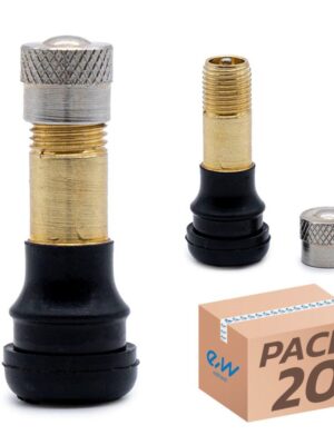 Válvula tubeless recta de 32mm (junta presión) - PVR40 - 20uds