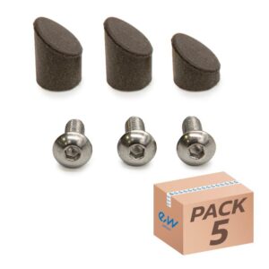 Tapón negro para guardabarros trasero GX2.0 Xiaomi - 5uds