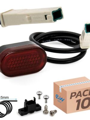 Luz trasera guardabarros 5-12V para Xiaomi M365 y Pro - 10uds