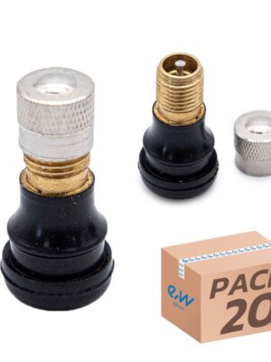 Válvula tubeless recta (junta presión) - PVR40 - 20uds