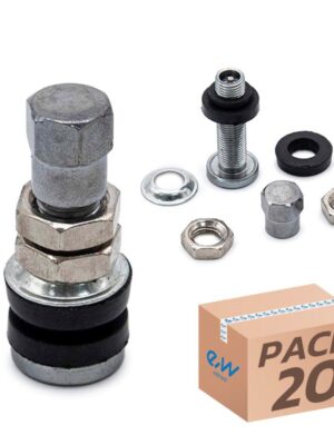 Válvula tubeless recta (junta tornillo) - PVR40 - 20uds