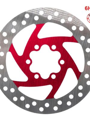 Disco de freno 120mm 6H rojo