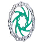 Disco de freno R6.1 140mm 6H verde - Imagen 3