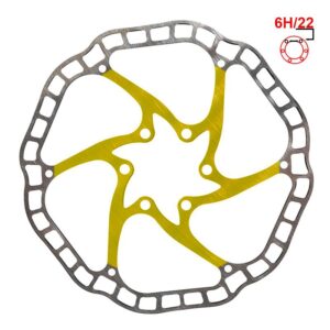 Disco de freno EWD001 140mm 6H amarillo