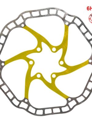 Disco de freno EWD001 140mm 6H amarillo