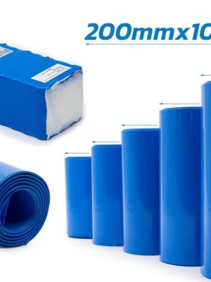 Termorretráctil azul 200mm 10M