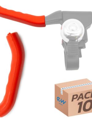 Embellecedor de silicona para maneta freno rojo - 10uds