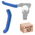 Embellecedor de silicona para maneta freno azul -10uds