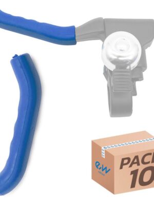 Embellecedor de silicona para maneta freno azul -10uds