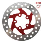 Disco de freno 120mm 5H rojo