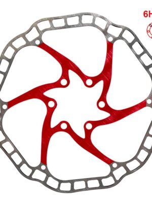 Disco de freno EWD001 140mm 6H rojo