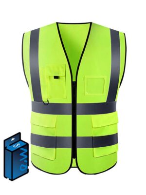 Chaleco reflectante con bolsillos EWRV001