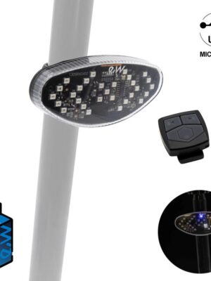 Intermitente trasero recargable con bluetooth EWI001