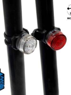 Juego de luces led frontal y trasera recargable EWL001