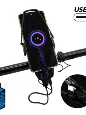 Soporte móvil EWS009 con powerbank, bocina y luz