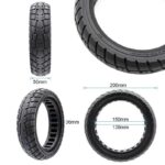 Rueda maciza ultraligera 8,5x2-6,1/B34 offroad linea negra [Ewheel] - Imagen 2