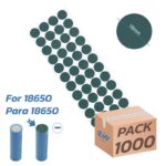Junta de fibra aislamiento negativo 18650 - 1000uds