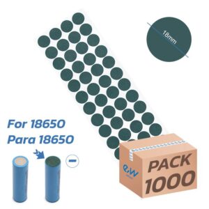 Junta de fibra aislamiento negativo 18650 - 1000uds