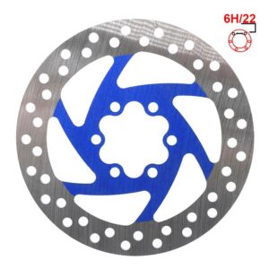 Disco de freno 120mm 6H azul