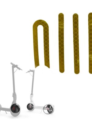 Adhesivo reflectante dorado para patinete Xiaomi M365 y Pro