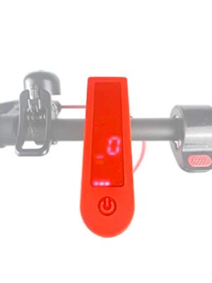 Protector de silicona impermeable rojo para display recto