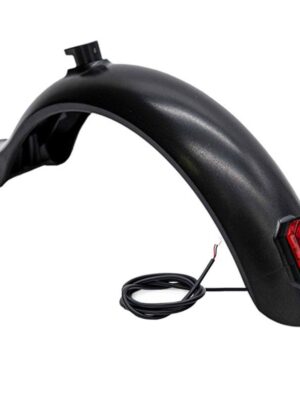 Guardabarros trasero GB5 negro con luz - 4 Tornillos