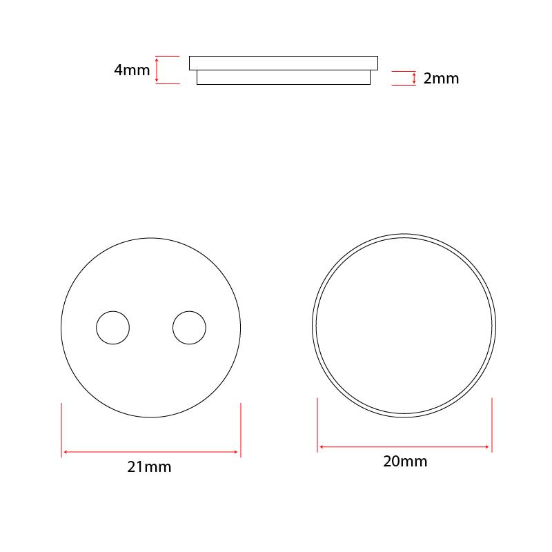 CS001 pastilla resina 20mm para Xiaomi - Imagen 3