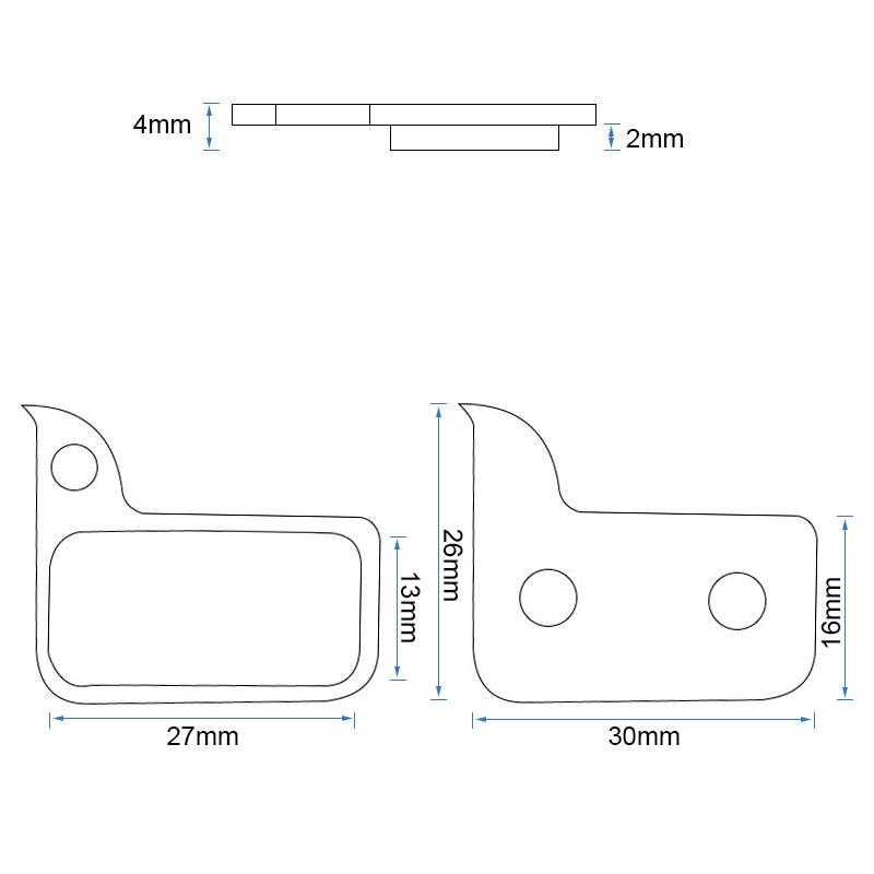 Pastilla de freno RT009-S sinterizada - Juego de 2 - Imagen 4