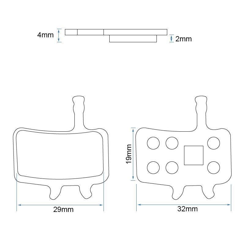 Pastilla de freno RT008-S sinterizada - Juego de 2 - Imagen 4