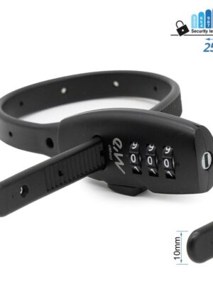 Candado de brida EWLK027 negro.