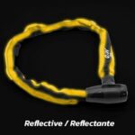 Candado EWLK018 de cadena con funda reflectante - Imagen 2