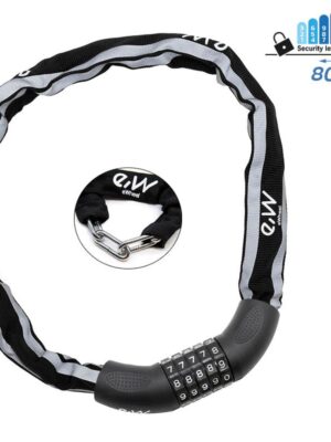 Candado EWLK017 de cadena con funda reflectante