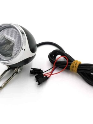 Faro led con claxon blanco 12-72v con conector SM