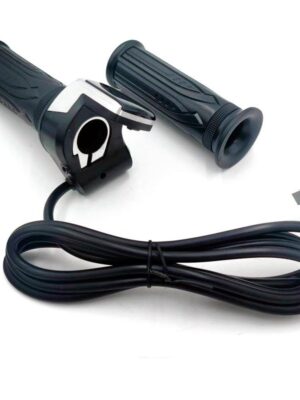 Acelerador de puño con indicador de batería (36V) y pulsador - conector SM