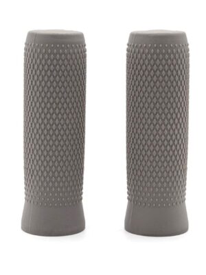 Puños de silicona grises para Ninebot Es1 Es2 Es4 - 2 uds