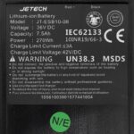 Batería 36V 7,5A/h para Urbanglide 100XS/100S/100MAX/100 PRO2/350CT/350MAX - Imagen 4