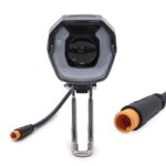 Faro led con claxon negro 12-72v con conector waterproof - Imagen 2